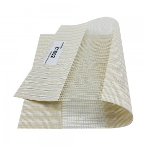 Wholesale 5% Openness Solar Fire-Proof Double Layer Roller Blinds Fabrics For Home Decoration