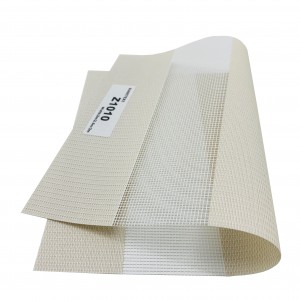 Sunscreen Zebra Roller Shade Fabric Double Blinds Sunscreen Fabric Window Sun Shading Zebra Shade Fabric