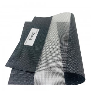 New Design 5% Openness Solar Anti-UV FR Rainbow Roller Blinds Fabrics For Modern Home Decor