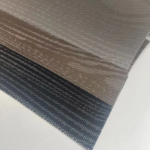 Zebra Shade Fabric Roller Blind Blackout Venetian Blind Anti-UV Thick Built-in for Office