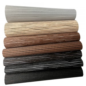 100% Polyester Fabric Roll Semi Blackout Roller Blinds For Window Fabric Shades Shutters