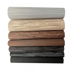 100% Polyester Fabric Roll Semi Blackout Roller Blinds For Window Fabric Shades Shutters