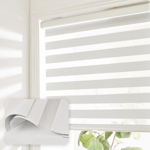 100% Polyester Zebra Blind Solid Blackout Fabric for Built-in Window Blind