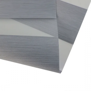 High Quality 100% Polyester Blackout Dual Layer Roller Up Blinds Roller Up Fabrics For Modern Home Decoration