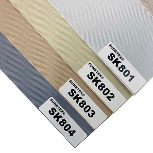 Multi-colored Double Layer Blinds Fabric 100% Polyester