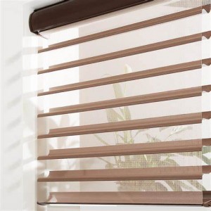 New Style 100% Polyester Blackout Shangri-la Roller Up Blinds Fabrics For Window Treatment