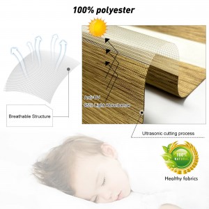 Wholesale Blackout Zebra Roller Blind Sunscreen for Roller Zebra Blinds Fabric