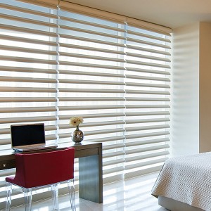 Factory Hot Sell Shangri-La Sheer Blinds Fabric 100% Polyester