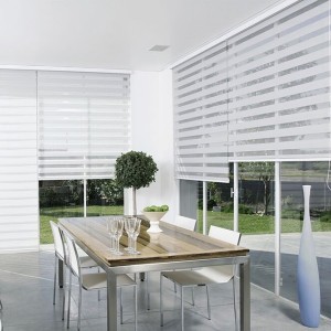 Multi-colored Double Layer Blinds Fabric 100% Polyester