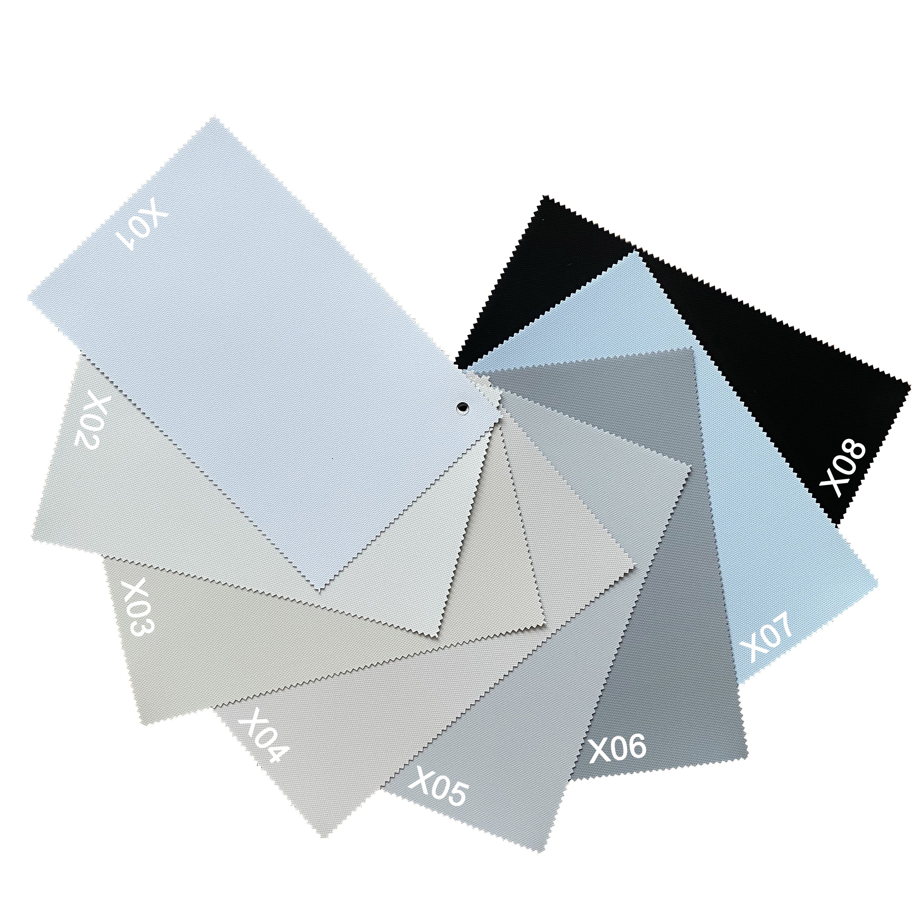 UV Proof Waterproof PVC Material Fibreglass Blackout Roller Blinds Fabric