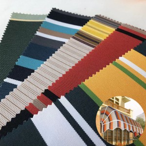 High End 100% Acrylic Dyed Awning Shades Fabrics For Balcony And Terrace Shading