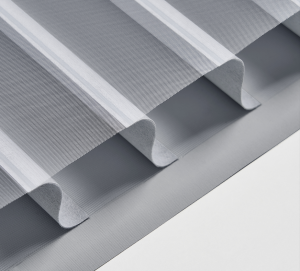 High Quality Polyester Sheer Dual Layer Shangri-La Roller Shades For Bedroom
