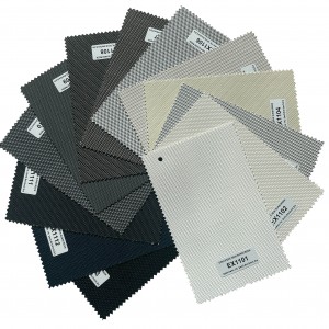 Outdoor Supplier Manufacturer Extra Thick  Sunscreen Roller Blind Fabrics