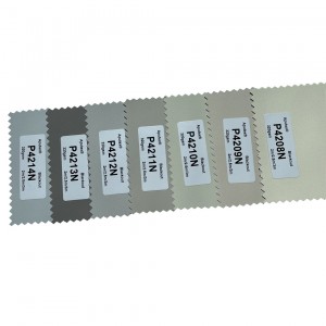 Plain Color Blackout Roller Blind Fabric With Same Color On Both Sides