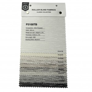 Wholesale 100% Blackout New Design Textured Blackout Roller Blinds Fabric For Home Decor