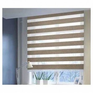 Wholesale 3m Width Semi-Blackout Double Layer Translucent Roller Blinds Fabrics For Window Decoration