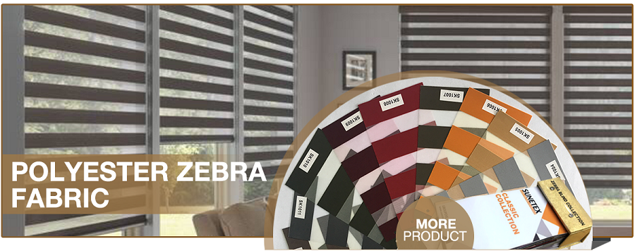 polyester zebra fabric