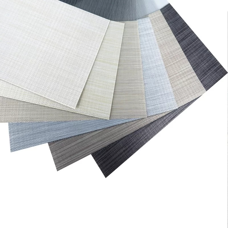 100% Polyester Modern Double Layer Zebra Blind Fabric for Window Roller Shades with UV Protection