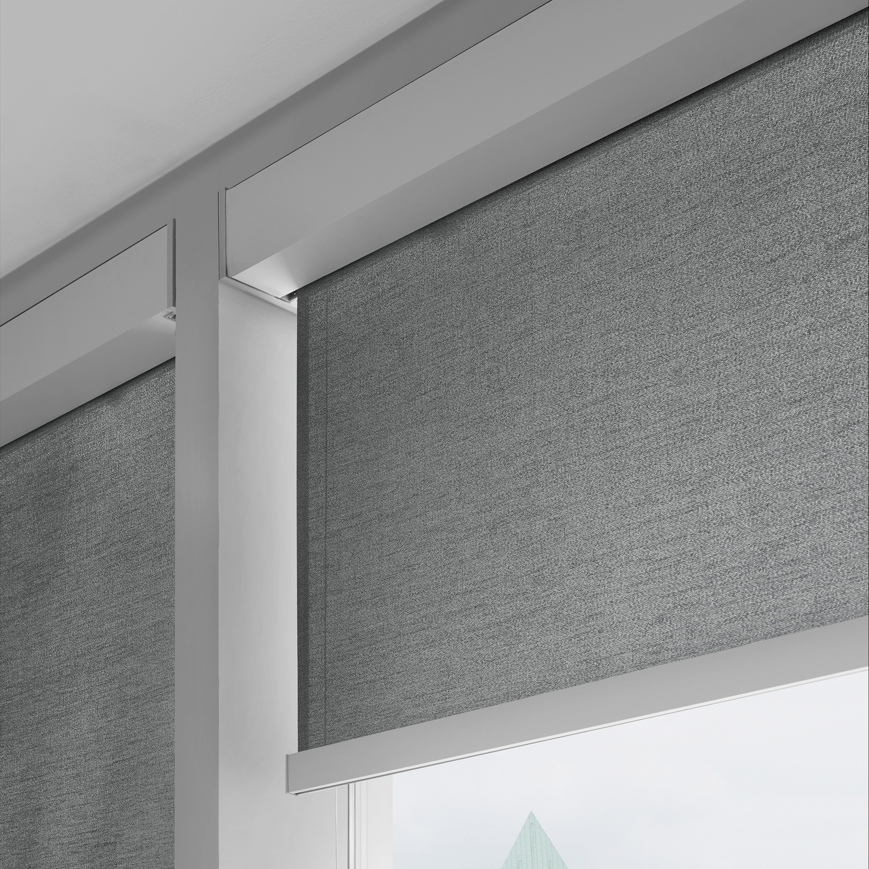 What are sunscreen roller blinds and how do they differ from traditional roller blinds?
