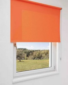 Outdoor Motorized Blackout Blinds Fabrics Window Shades Roller Blinds for Outdoor Sunshade Blinds Building