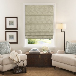 New Design 100% Polyester Textured Translucent Roman Shades For Modern Home Decor