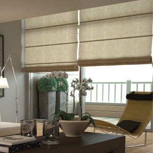 Simply Design 100% Polyester White Coated Blackout Roller Blinds Fabrics For Modern Office Decoration