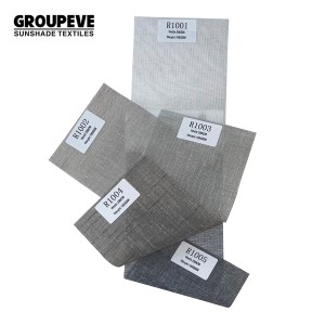 High Quality Translucent 100% Polyester Roman Blinds Fabric For Home Decor