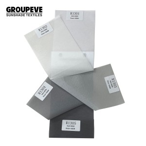 Roman Shade Fabric For Cordless Roman Blinds Shutter Electric Remote Control Semi-Blackout Roman Blinds Fabric