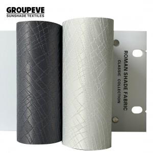 Light Filtering Drape Perfect Thermal Insulated Classic Roman Shade Fabric
