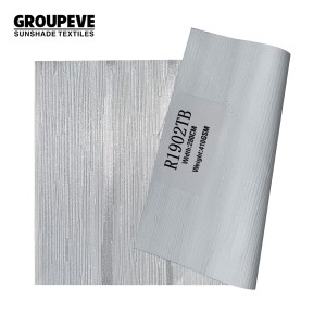 Premium 100% Polyester White Foam Coated Blackout Roman Roller Blinds Fabric