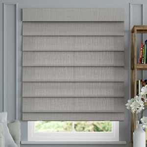 Roman Shade Fabric | Soft Textured Polyester Material for Roman Blinds Light Filtering Durable And Custom Colors