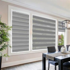 Screen Privacy 5% Openness Solar Duo Screen Roller Up Blinds Fabrics For Window Decor