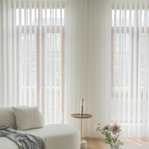 sheer vertical blind