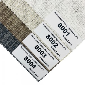 Factory Customized 8% Openness Window Blinds Sunscreen Roller Fabrics With High Quality