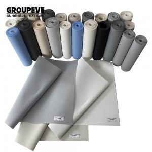 Sunscreen Fabric OEKO-TEX Certificated For Window Blinds Sun Protection