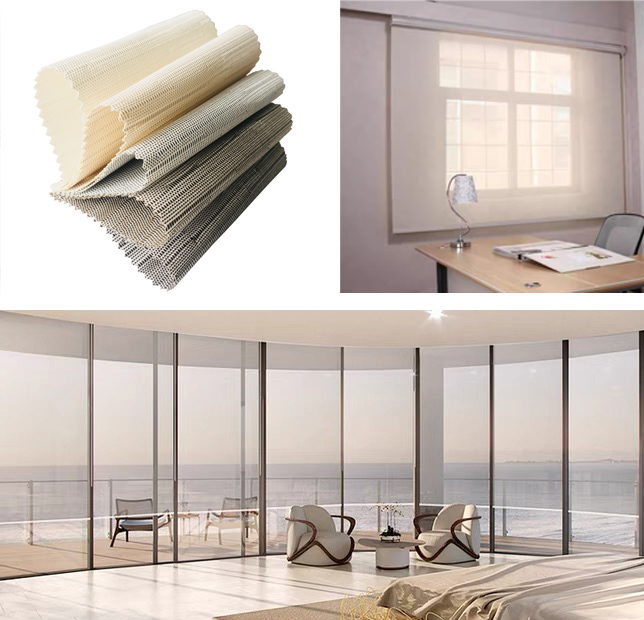 High Strength Outdoor Sunscreen Fabric For Roller Blinds