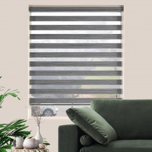 High Quality 5% Openness Solar Light Translucent Double Layer Roller Up Blinds Fabrics For Modern Home Decoration