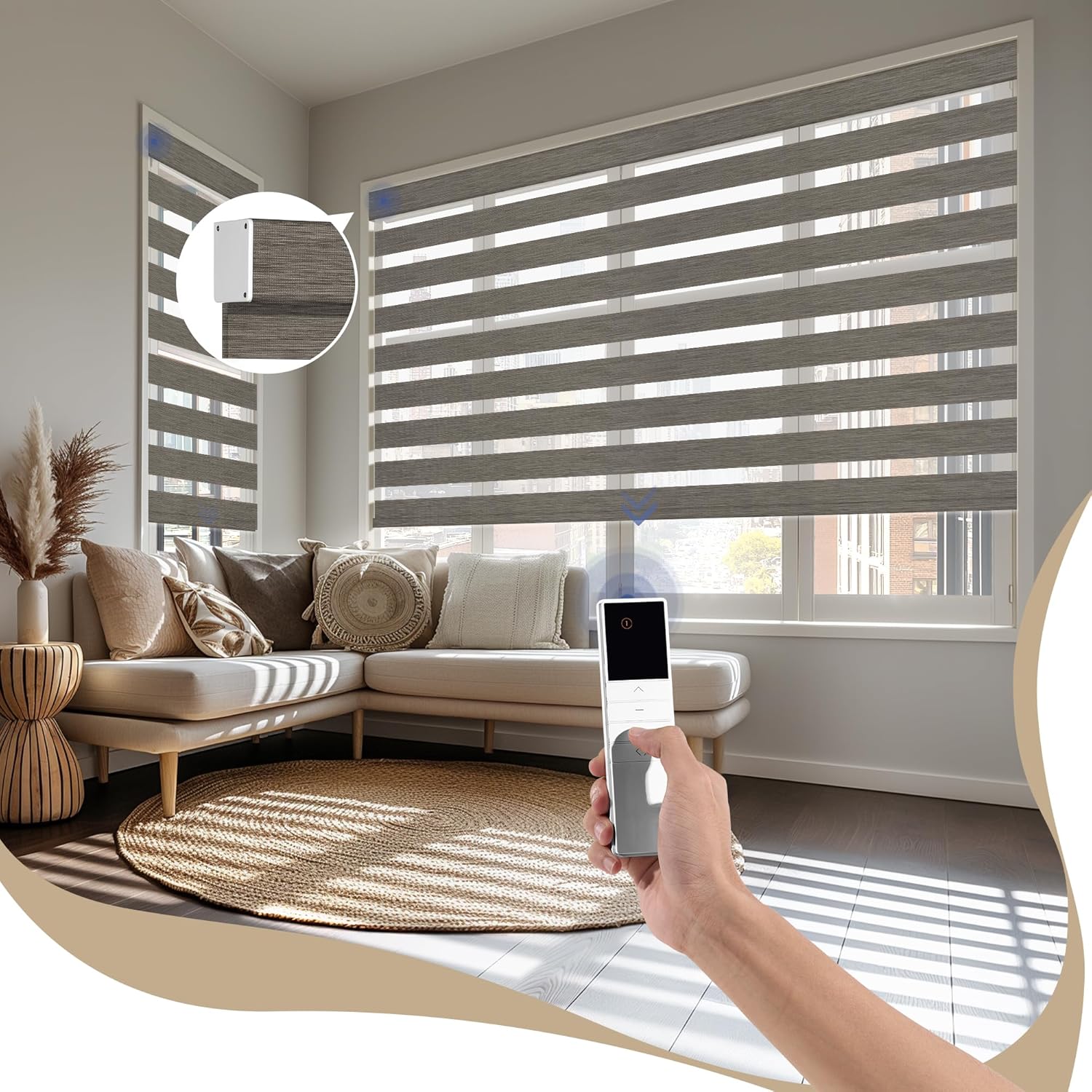 Stay Cool & Stylish with Sunscreen Zebra Blinds – UV Protection & Modern Elegance for Every Room