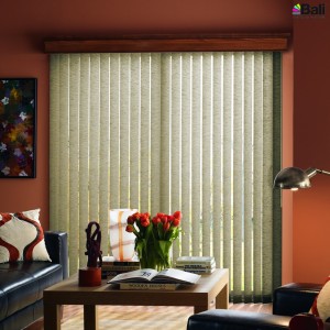 High End 127mm 100% Polyester Blackout Vertical Blinds Fabrics For Window Treatment