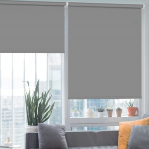Wholesale 100% Polyester Color Coated Blackout Roller Blinds Fabrics For Living Room Decoration