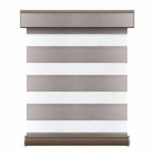 Cheaper 100% Polyester Zebra Shade Blind Catalogue Semi-Blackout Zebra Blind Fabric Window Shade