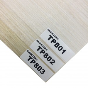 Polyester Plain Zebra Shade Blind Roller Material Soft Fabric Blackout For Zebra Blinds