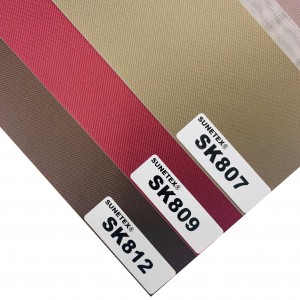 Cheap Price 100% Polyester Day And Night Blackout Double Layer Blinds Fabrics For Window Home Decor
