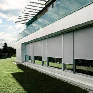 Best Quality Motorized Exterior Roller Blinds For Zipper Track Blinds