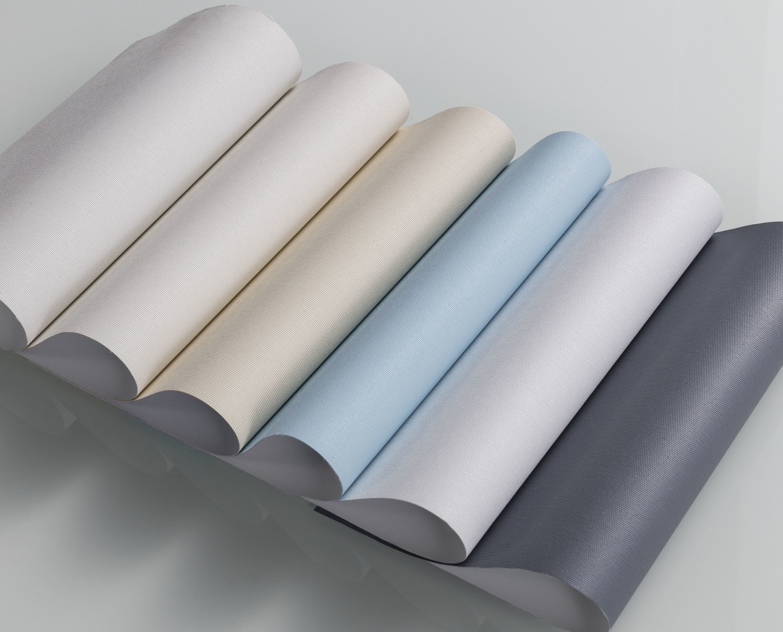 Customized outdoor indoor office cordless blackout fabrics window shades roller blinds