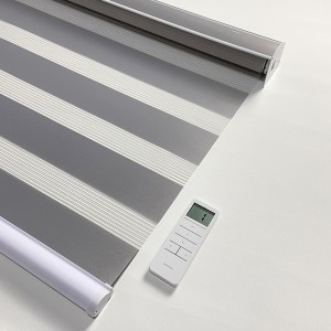 Window White Semi-Blackout Normal Zebra Blind Fabric & Material Guide Zebra Shade Blind Parts And Zebra Fabric Factory