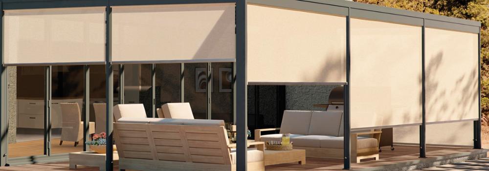 outdoor roller blinds
