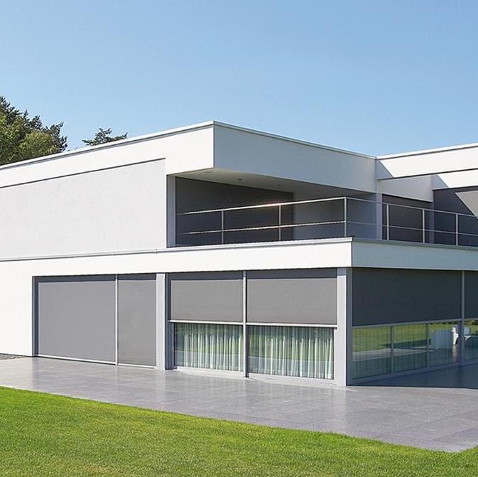 How about outdoor roller blinds for shading？