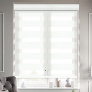 High Quality 100% Polyester Zebra Blind Fabric Contemporary Blackout Roller Blinds