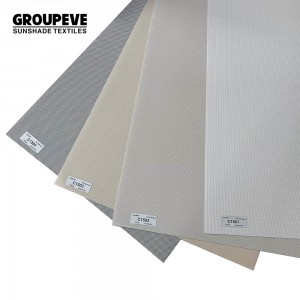 Wholesale roller blinds solar screen mesh fabric sunscreen fabric for window blinds fabric